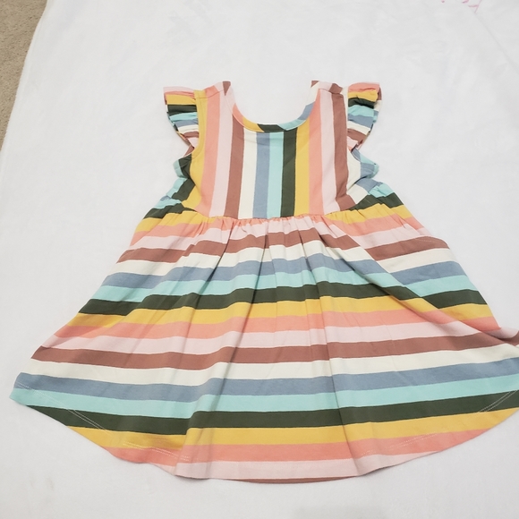 NWOT Hanna Andersson Striped Swing Dress - Picture 1 of 8